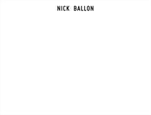Tablet Screenshot of nickballon.com